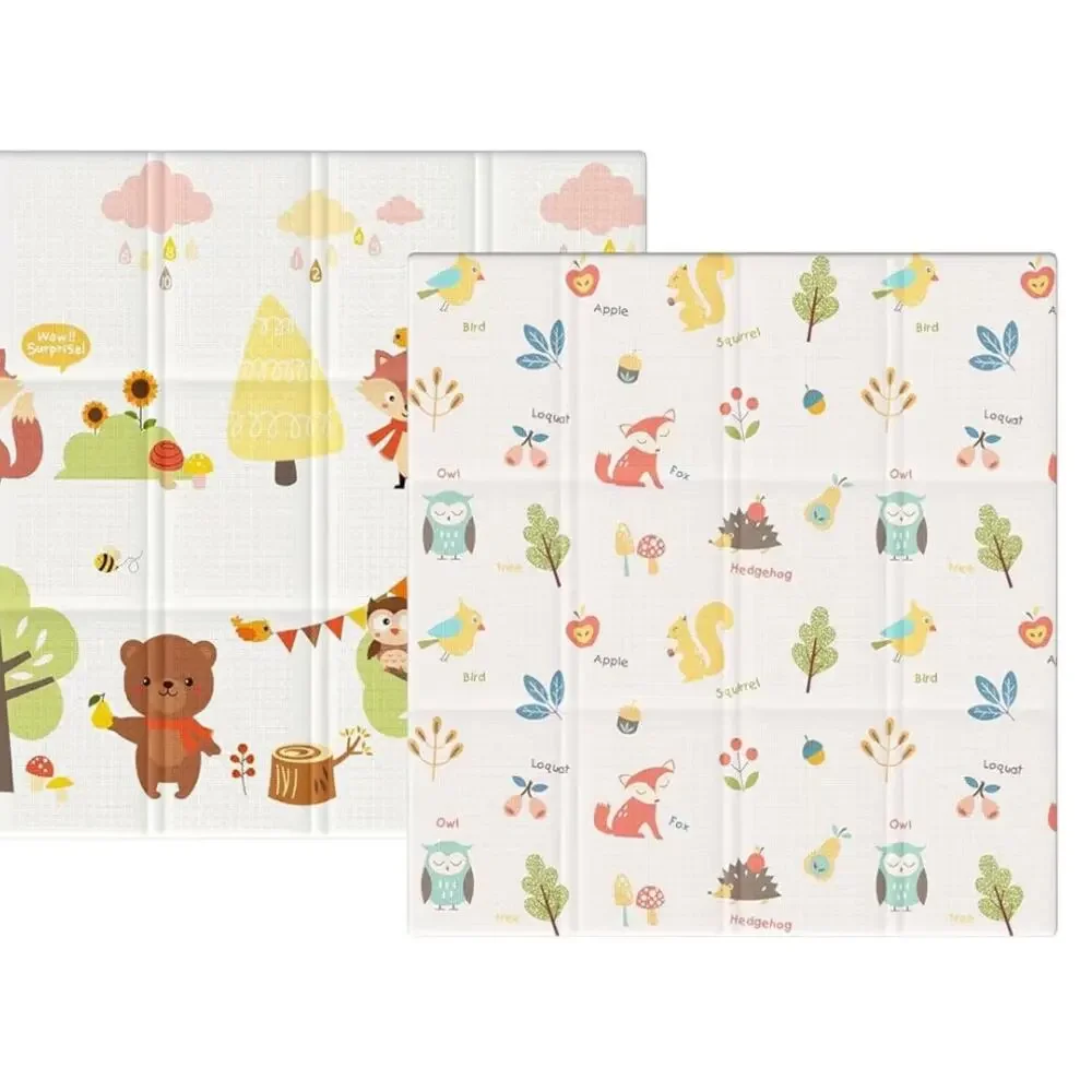 XVISHX Baby Play Mat 50 x 50 Inch Play Mat Perfect for Use Baby Playpen Foldable